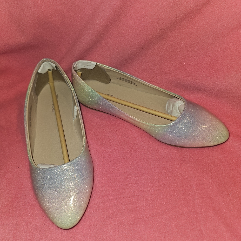 The Children's Place Glitter Dress Shoes - Pastel Rainbow